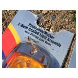Road Pro Clearance/Marker 2-Bulb Sealed Light Assembly (New) with (2) Replacement Covers