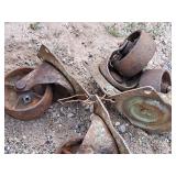 Lot of (4) 3" Caster Wheels