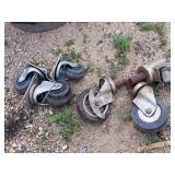Lot of (6) Caster Wheels