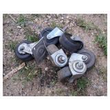 Lot of (6) 3" Caster Wheels