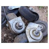 Lot of (6) 3" Caster Wheels