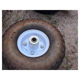 Lot of (2) 4-1/2" 4.10/3.50-4 Utility Wheel on Rim