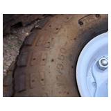 Lot of (2) 4-1/2" 4.10/3.50-4 Utility Wheel on Rim