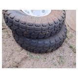 Lot of (2) 4-1/2" 4.10/3.50-4 Utility Wheel on Rim