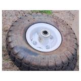 Lot of (2) 4-1/2" 4.10/3.50-4 Utility Wheel on Rim