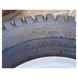 Lot of (2) 6-1/2" 13x5.00 Utility Wheel on Rim