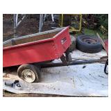 Agri-Fab 10-cu.ft. 10-cu.ft. Utility Trailer with Extra Wheels