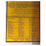 Up-Right Scaffolds Tallescope Lock Ladder System w/ Bucket Up-Right Scaffold 524