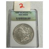 1885 Morgan Silver Dollar