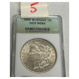 1889 Morgan Silver Dollar