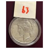 1923 Peace Silver Dollar