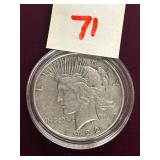 1922-D Peace Silver Dollar