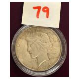 1925 Peace Silver Dollar