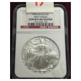 2006 GEM UNC "First Strike" Silver Eagle Dollar Coin