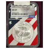 2006 Silver Eagle Dollar Coin -- MS69