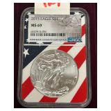 2015 Silver Eagle Dollar Coin -- MS69