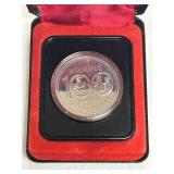 1974 Canadian Silver Dollar With Display