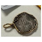 Spanish Galleon "Nuestra De Atocha" Shipwreck Coin -- "Pieces Of Eight" Silver Coin