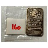 Engelhard 1-Troy Ounce Silver Bar