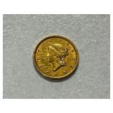 1850 Liberty Head 1-Dollar U.S. Gold Coin