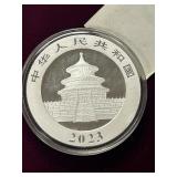 2023 Chinese Panda 1-Troy Ounce .999 Fine Silver