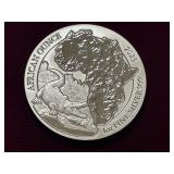 2023 African Ounce 1-Troy Ounce Alligator .999 Fine Silver