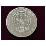 2023 African Ounce 1-Troy Ounce Alligator .999 Fine Silver