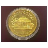 U.S. Conference Of Meyers Gold-Over-Silver Commemorative Coin -- Washington