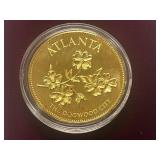 U.S. Conference Of Meyers Gold-Over-Silver Commemorative Coin -- Atlanta