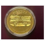 U.S. Conference Of Meyers Gold-Over-Silver Commemorative Coin -- Denver