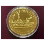 U.S. Conference Of Meyers Gold-Over-Silver Commemorative Coin -- Jacksonville