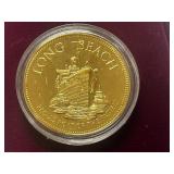U.S. Conference Of Meyers Gold-Over-Silver Commemorative Coin -- Long Beach