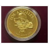U.S. Conference Of Meyers Gold-Over-Silver Commemorative Coin -- Los Angeles