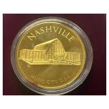 U.S. Conference Of Meyers Gold-Over-Silver Commemorative Coin -- Nashville