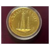 U.S. Conference Of Meyers Gold-Over-Silver Commemorative Coin --Oklahoma City