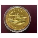 U.S. Conference Of Meyers Gold-Over-Silver Commemorative Coin -- Oakland