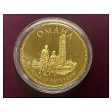 U.S. Conference Of Meyers Gold-Over-Silver Commemorative Coin -- Omaha