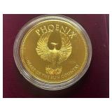 U.S. Conference Of Meyers Gold-Over-Silver Commemorative Coin -- Phoenix
