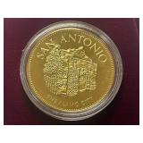 U.S. Conference Of Meyers Gold-Over-Silver Commemorative Coin -- San Antonio