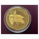 U.S. Conference Of Meyers Gold-Over-Silver Commemorative Coin -- San Diego