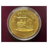 U.S. Conference Of Meyers Gold-Over-Silver Commemorative Coin -- San Francisco