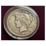1922-D  Peace Silver Dollar