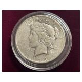 1923-D  Peace Silver Dollar