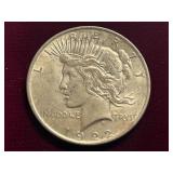 1922  Peace Silver Dollar