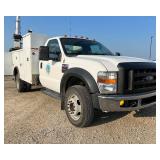 2008 Ford F-550 Super Duty Diesel Service Truck with Stellar Crane