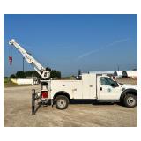 2008 Ford F-550 Super Duty Diesel Service Truck with Stellar Crane