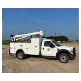 2008 Ford F-550 Super Duty Diesel Service Truck with Stellar Crane