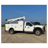 2008 Ford F-550 Super Duty Diesel Service Truck with Stellar Crane
