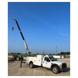 2008 Ford F-550 Super Duty Diesel Service Truck with Stellar Crane