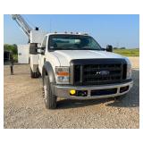 2008 Ford F-550 Super Duty Diesel Service Truck with Stellar Crane